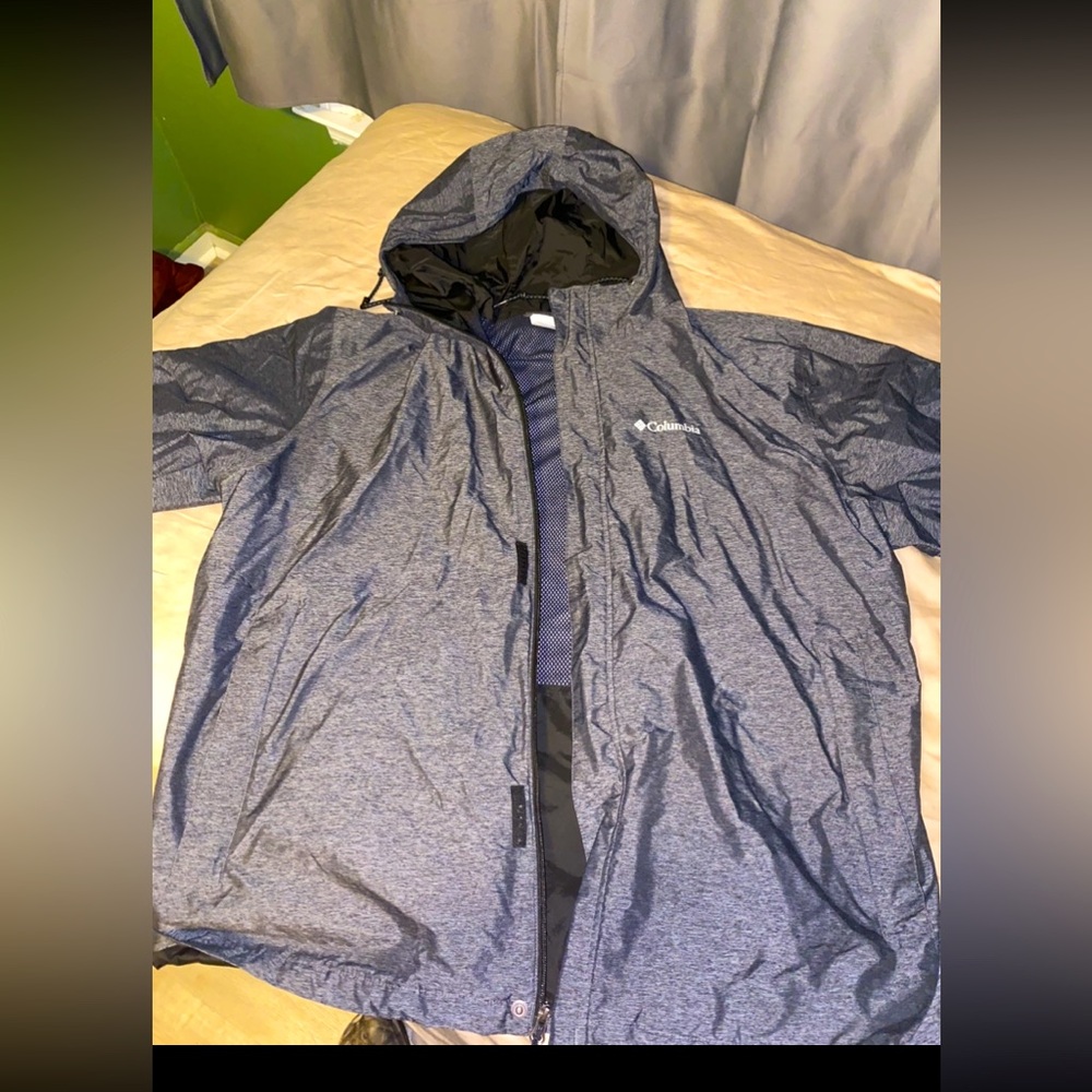 Columbia rain jacket.